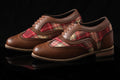 Glasgow is a designer elevator brogue crafted with a discreet 2.5 inch hidden lift, combining modern brogue construction with textured handcrafted detailing. Designed for evening wear, formal dressing, smart casual styling, and elevated everyday use, the silhouette delivers understated height enhancement with timeless structure and comfort.