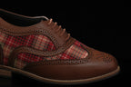 Glasgow is a designer elevator brogue crafted with a discreet 2.5 inch hidden lift, combining modern brogue construction with textured handcrafted detailing. Designed for evening wear, formal dressing, smart casual styling, and elevated everyday use, the silhouette delivers understated height enhancement with timeless structure and comfort.