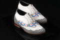 Udaipur is a designer elevator brogue crafted with a discreet 2.5 inch hidden lift, combining textured textile detailing with classic handcrafted construction. Designed for weddings, celebrations, formal dressing, and elevated smart casual wear, the silhouette blends timeless brogue structure with understated height enhancement and everyday comfort.