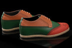 Heritage Blend is a designer elevator brogue crafted with a discreet 2.5 inch hidden lift, combining classic leather construction with textured handcrafted detailing. Designed for formal dressing, weddings, and elevated smart casual wear, the silhouette balances timeless brogue structure with modern comfort and understated height enhancement. side view