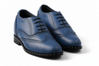 Orion is a designer elevator brogue crafted with a discreet 2.5 inch hidden lift, combining sleek brogue construction with modern handcrafted detailing. Designed for formalwear, office dressing, evening styling, and elevated everyday wear, the silhouette delivers understated height enhancement with structured comfort and timeless versatility.