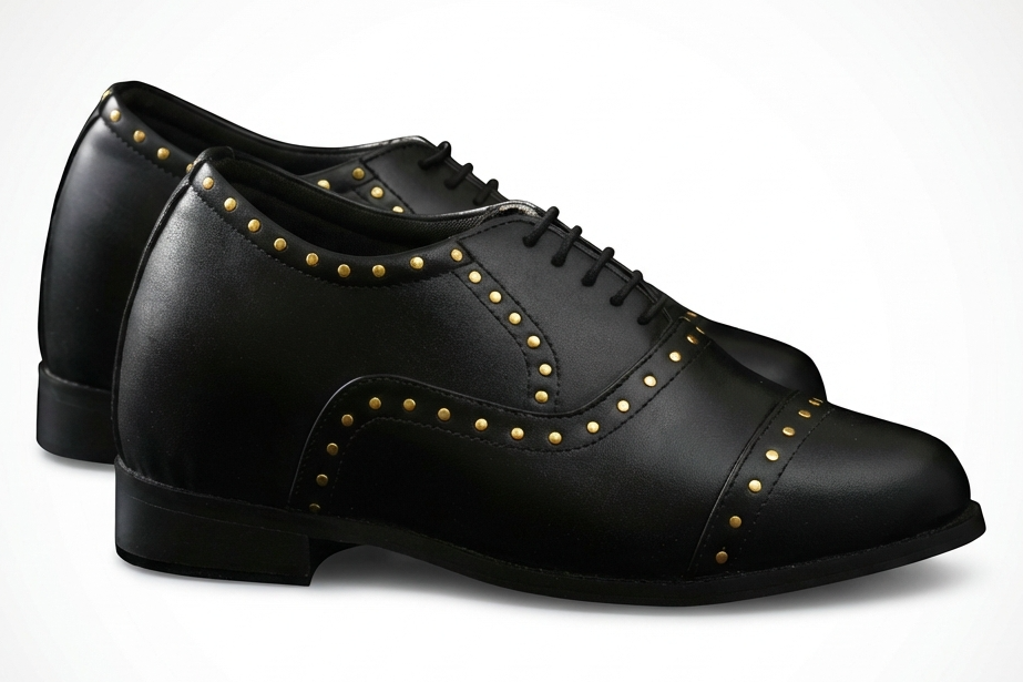 The Urban Chic is a designer elevator brogue crafted with a discreet 2.5 inch hidden lift. Built for formal dressing, smart casual styling, and elevated everyday wear, the silhouette combines classic brogue structure with contemporary comfort and handcrafted detailing.